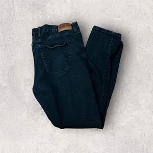 Michael Kors Jeans Mens 38x32 Black Parker Slim Fit Stretch Denim Pants Classic